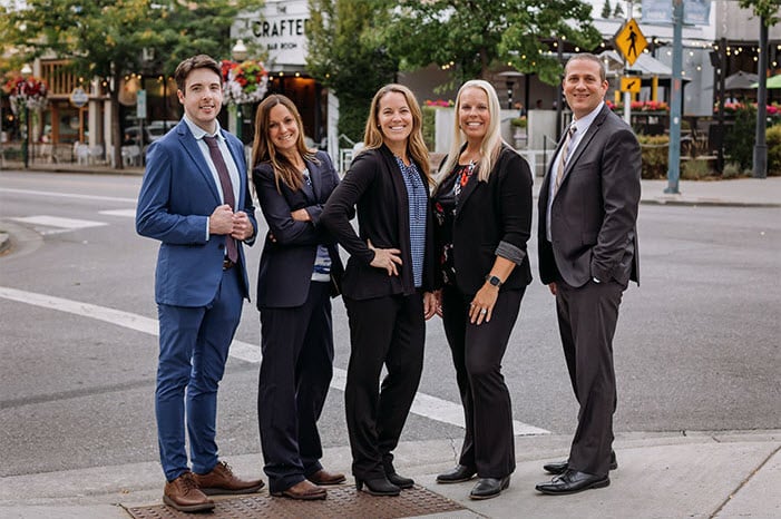 Group photo of attorneys at Amendola Doty & Brumley, PLLC
